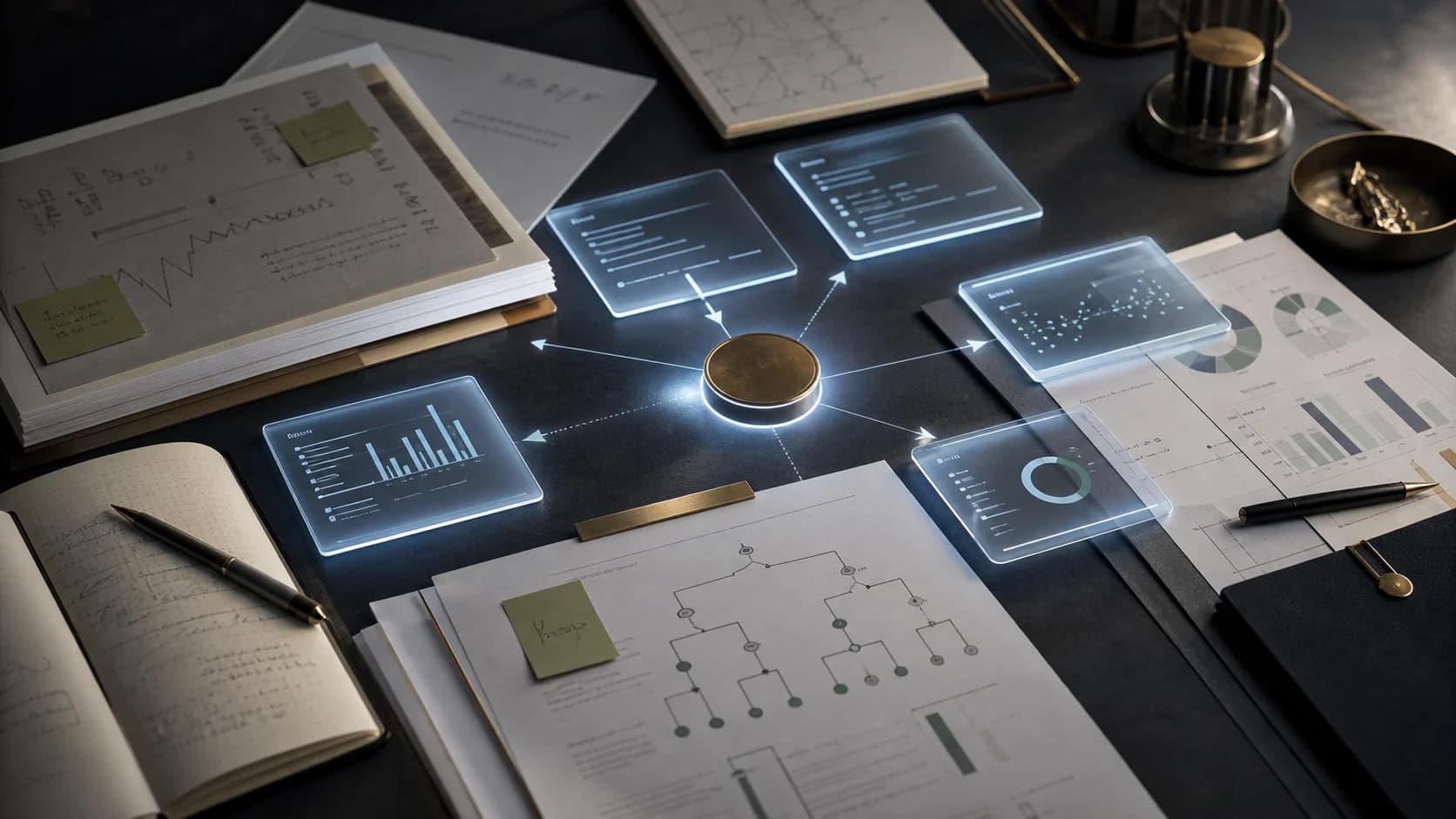 How AI actually helps you make better product decisions editorial artwork